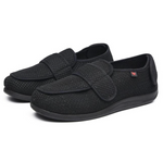 Chausson Femme Confort pour Pieds Larges à Scratch en Maille