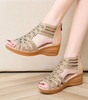 Sandales à Talon Wedge Élégantes pour Femmes