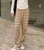 Pantalon à carreaux pour femmes