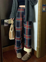 Pantalon à carreaux pour femmes