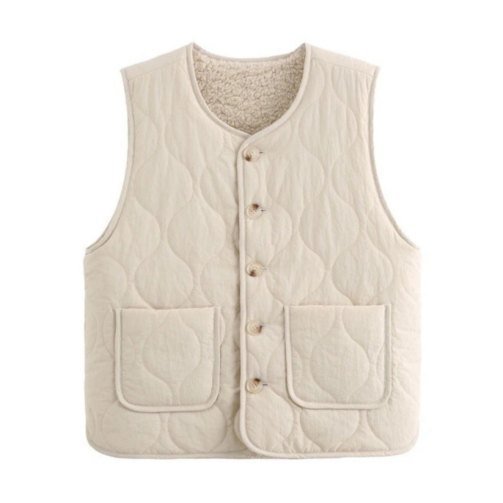 Gilet Rembourré de Coton pour Femmes