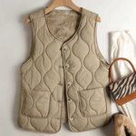 Gilet Rembourré de Coton pour Femmes