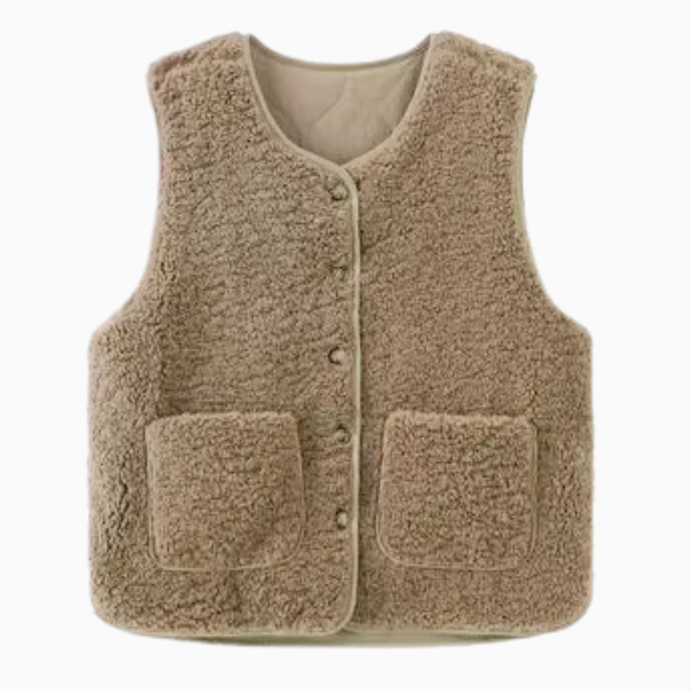 Gilet Rembourré de Coton pour Femmes