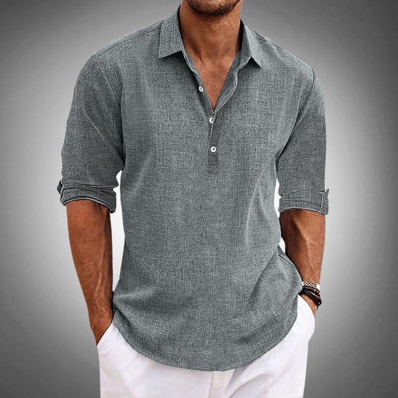 Men's Casual Linen Shirt