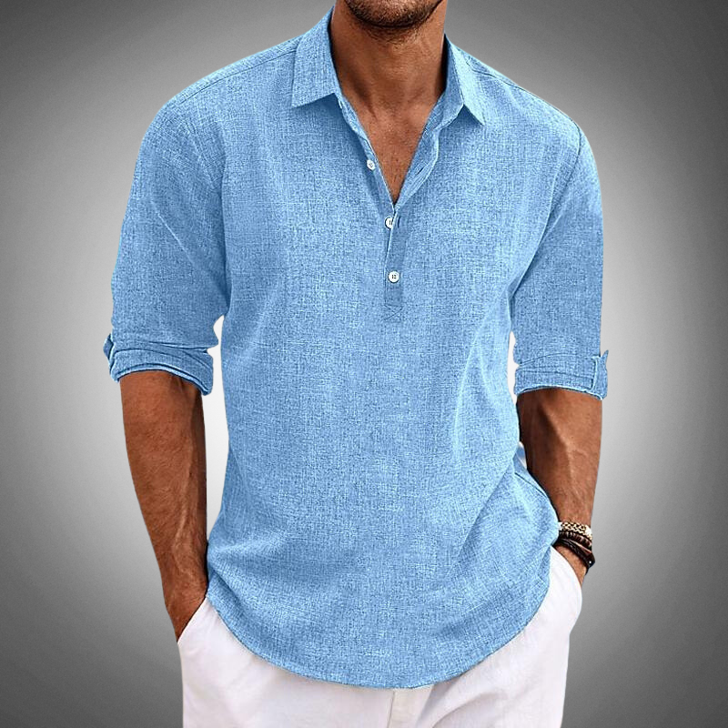 Men's Casual Linen Shirt