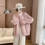 Manteau Zip Pleat pour Femmes