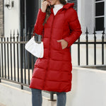 Manteau Long à Capuche pour Femmes