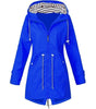 Trenchcoat Imperméable à Capuche pour Femmes
