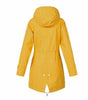 Trenchcoat Imperméable à Capuche pour Femmes