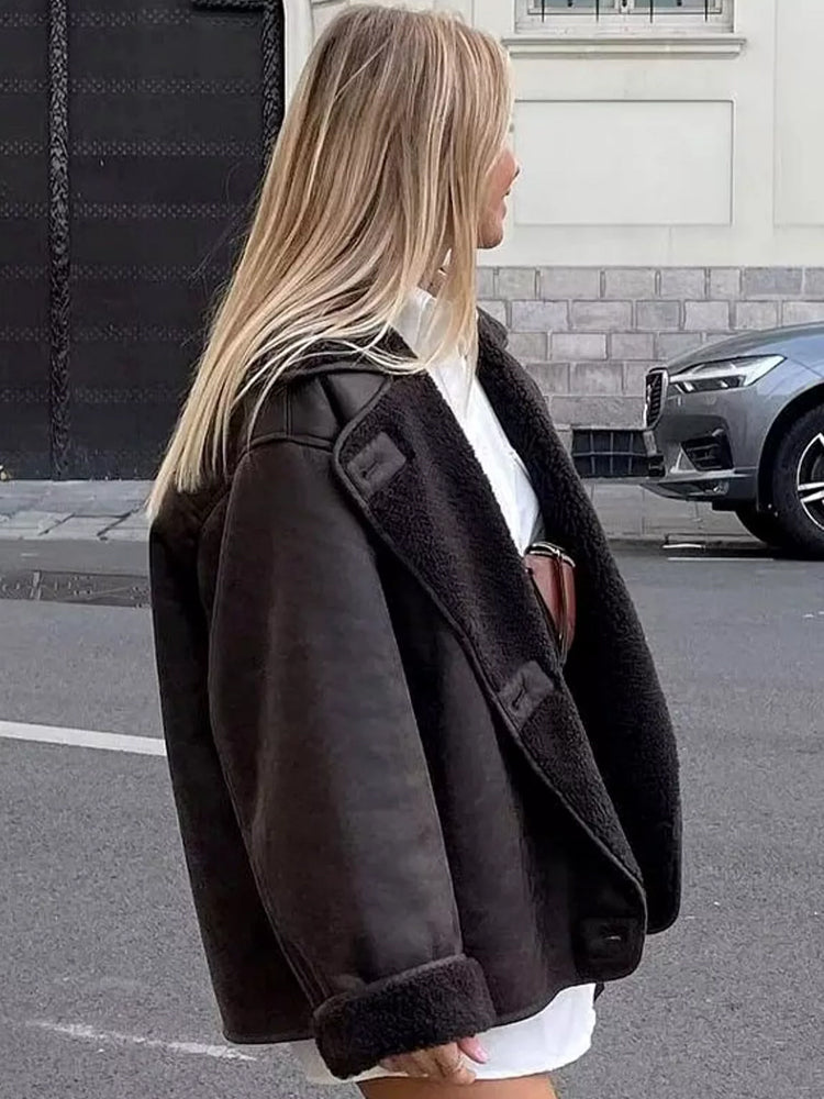 Veste Chic Double-Boutonnage pour Femmes