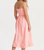Robe Midi à Encolure Ascot et Coupe Évasée pour Femme | Idéale pour l'Été