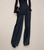 Pantalon large taille haute pour Femme
