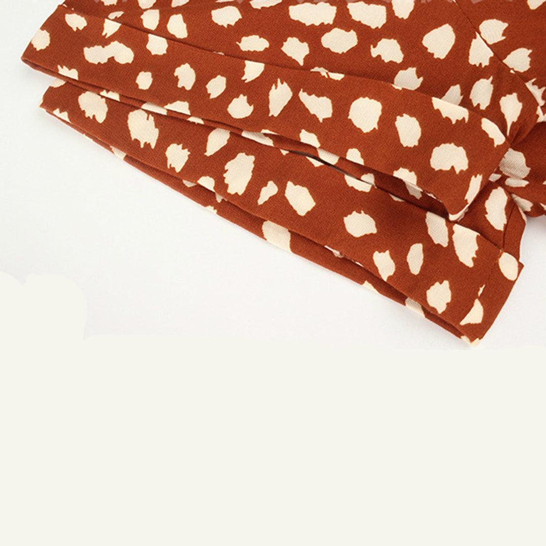 Robe A-Ligne Imprimé Animal pour Femmes