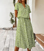 Robe A-Ligne Imprimé Animal pour Femmes
