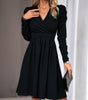 Robe A-Ligne Décolleté en V pour Femmes