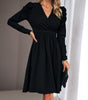 Robe A-Ligne Décolleté en V pour Femmes