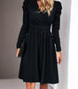 Robe A-Ligne Décolleté en V pour Femmes