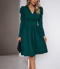 Robe A-Ligne Décolleté en V pour Femmes