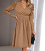 Robe A-Ligne Décolleté en V pour Femmes