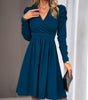 Robe A-Ligne Décolleté en V pour Femmes