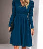 Robe A-Ligne Décolleté en V pour Femmes