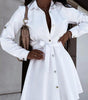 Robe A-ligne Décolleté en V pour Femmes