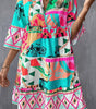 Robe Mini Abstraite pour Femmes