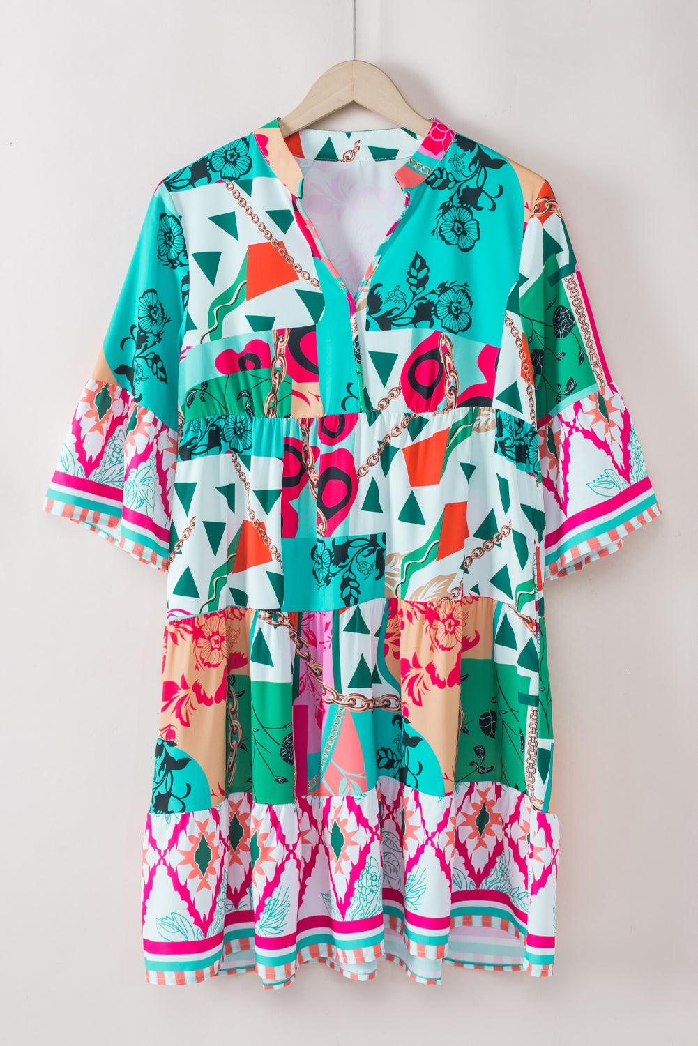 Robe Mini Abstraite pour Femmes