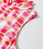 Robe Mini Sans Manches à Imprimé Abstrait pour Femmes