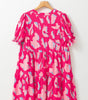 Robe Mini à Imprimé Abstrait pour Femmes