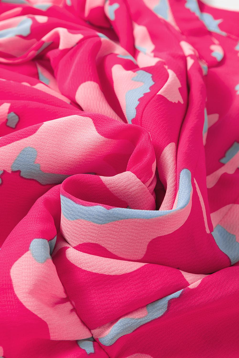 Robe Mini à Imprimé Abstrait pour Femmes