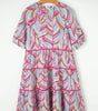 Robe à Volants Abstraite pour Femmes