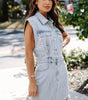 Robe en Denim Lavée pour Femmes