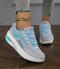 Chaussures Confort Compensées en Simili Cuir pour Femme