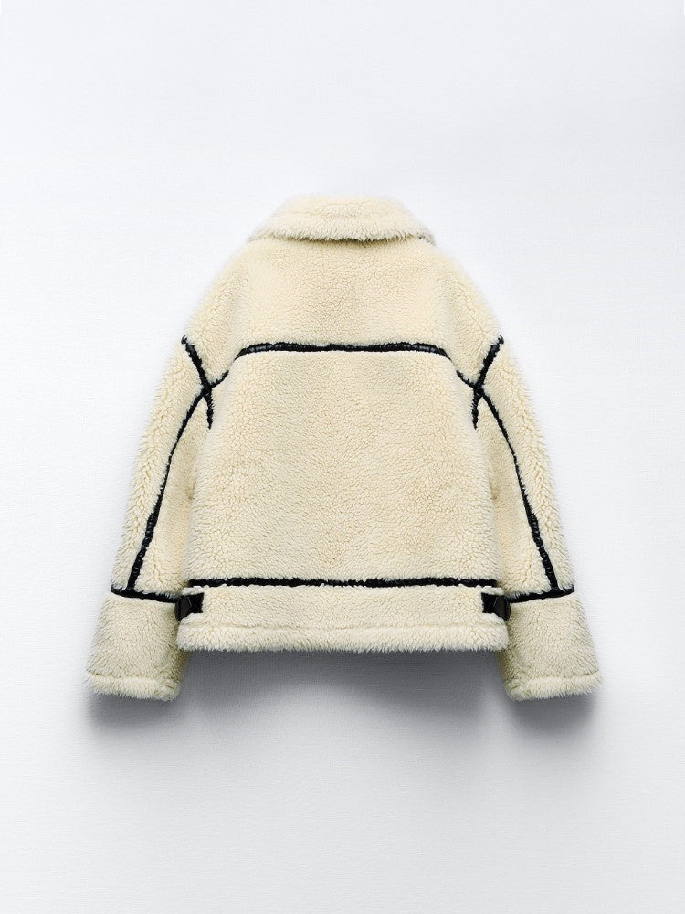 Veste Teddy Élégante pour Femmes
