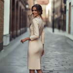 Robe Fourreau Ceinturée pour Soirées pour Femmes