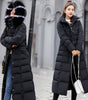 Manteau d'Hiver Long et Élégant pour Femmes