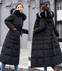 Manteau d'Hiver Long et Élégant pour Femmes