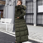 Manteau d'Hiver Long et Élégant pour Femmes
