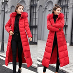 Manteau d'Hiver Long et Élégant pour Femmes