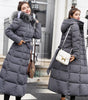 Manteau d'Hiver Long et Élégant pour Femmes