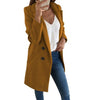Manteau Long Type Blazer Élégant pour Femmes