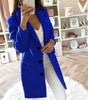 Manteau Long Type Blazer Élégant pour Femmes