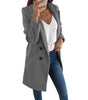Manteau Long Type Blazer Élégant pour Femmes