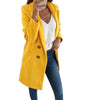 Manteau Long Type Blazer Élégant pour Femmes