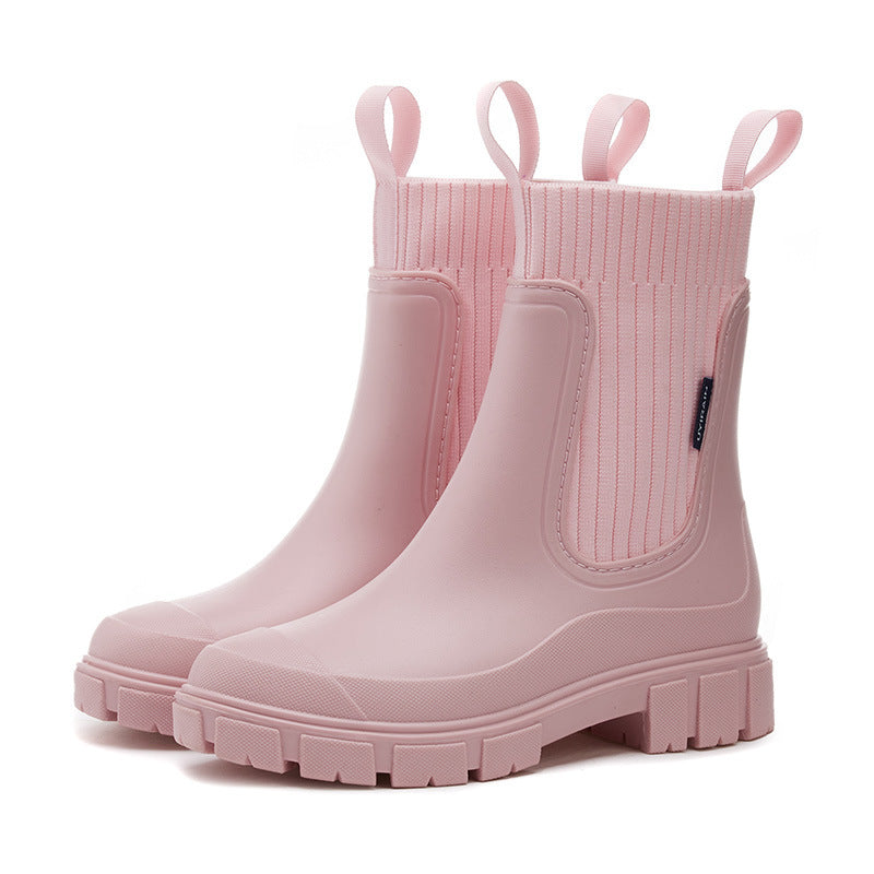 Bottes de Pluie Antidérapantes pour Femmes