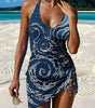 Tankini Graphique Imprimé et Short pour Femme