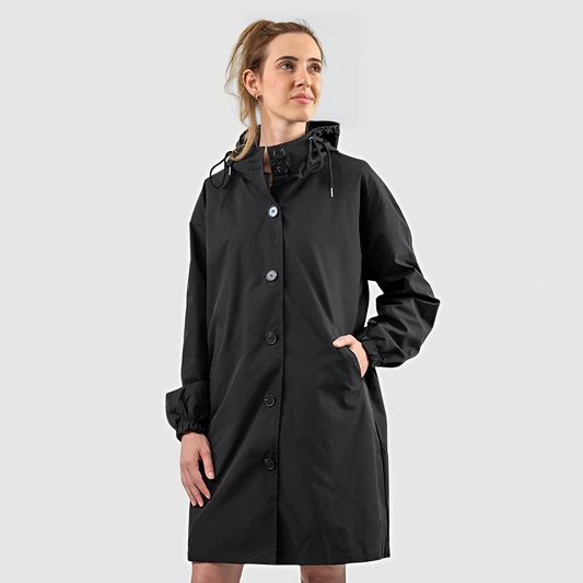 Veste Imperméable avec Capuche pour Femmes