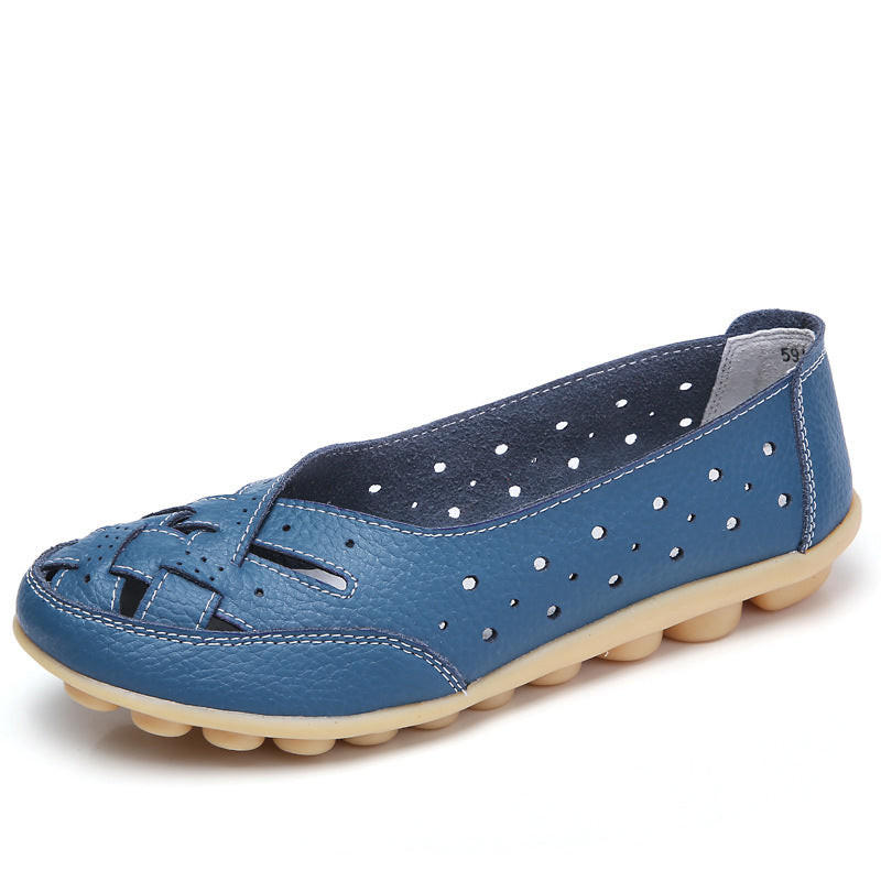 Ballerines En Cuir Microfibre Confortables Pour Femme | Idéales pour le Quotidien