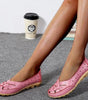 Ballerines En Cuir Microfibre Confortables Pour Femme | Idéales pour le Quotidien